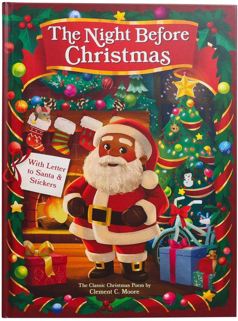 The Night Before Christmas with Letter to Santa and Stickers