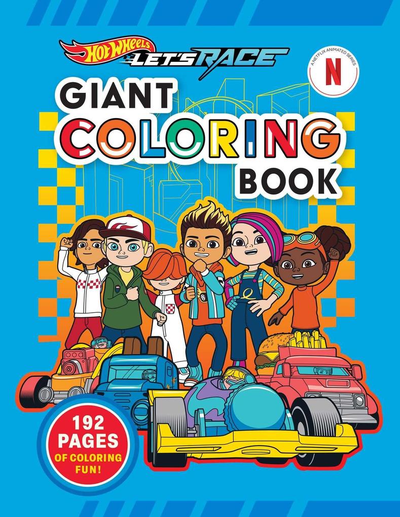 Hot Wheels: Let's Race Giant Coloring Book