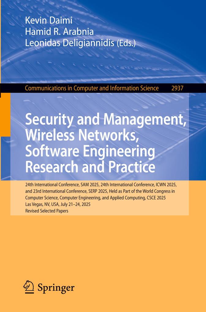 Security and Management Wireless Networks Software Engineering Research and Practice