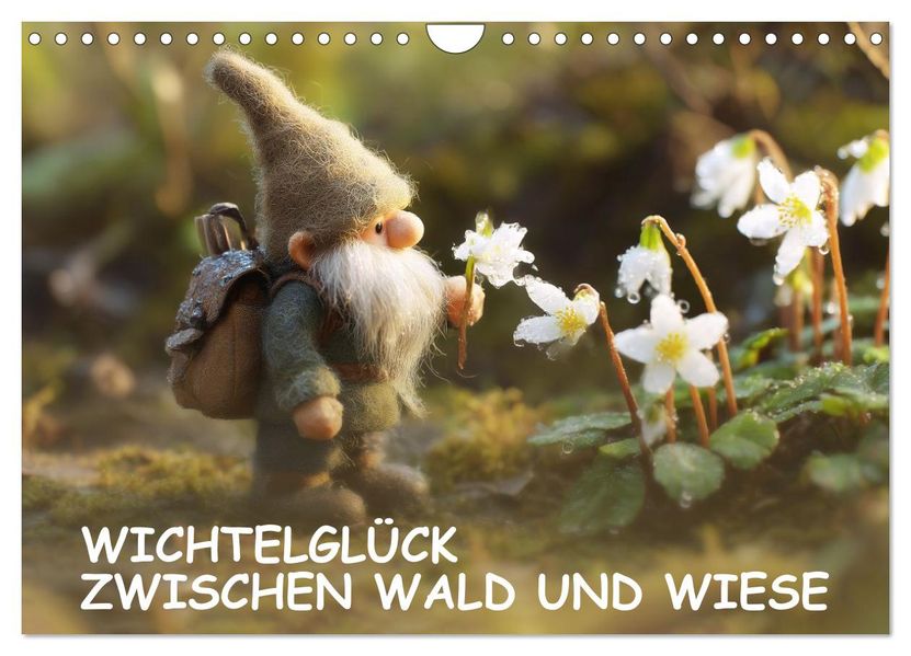 Wichtelglück zwischen Wald und Wiese (Wandkalender 2027 DIN A4 quer) CALVENDO Monatskalender