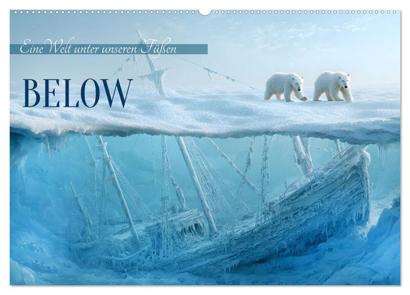 Below (Wandkalender 2027 DIN A2 quer) CALVENDO Monatskalender
