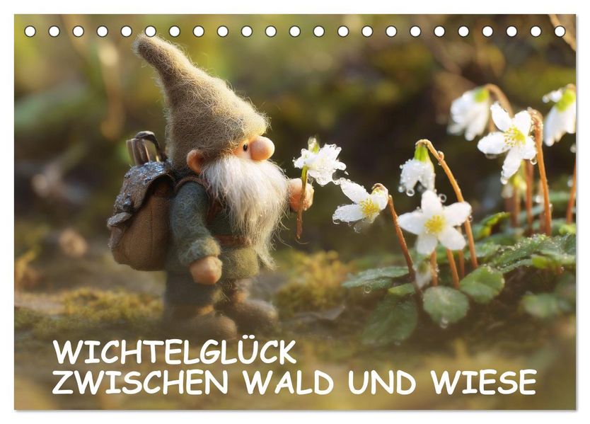 Wichtelglück zwischen Wald und Wiese (Tischkalender 2027 DIN A5 quer) CALVENDO Monatskalender