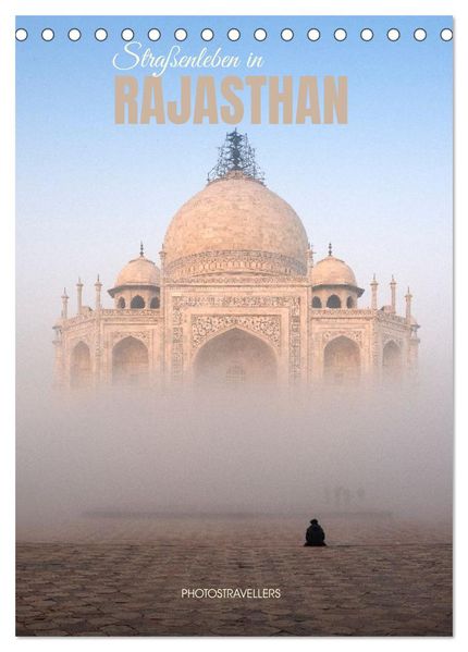 Straßenleben in Rajasthan (Tischkalender 2027 DIN A5 hoch) CALVENDO Monatskalender