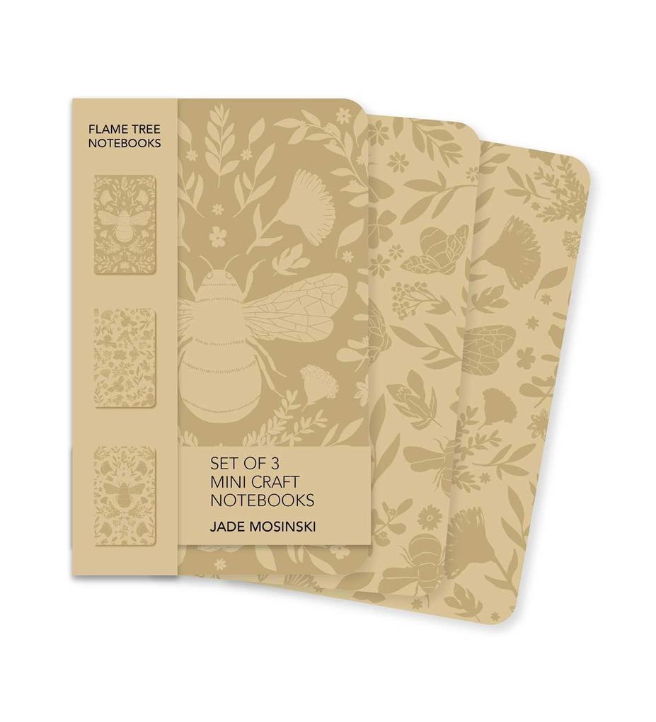 Jade Mosinski Set of 3 Mini Craft Notebooks