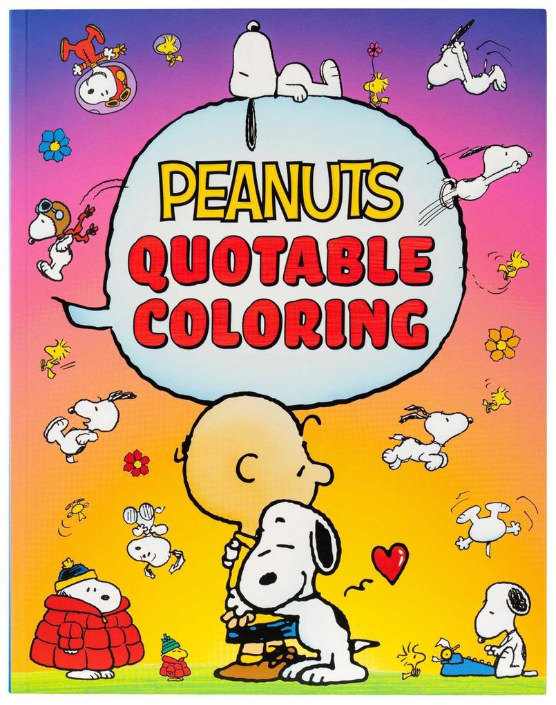 Peanuts Quotable Coloring