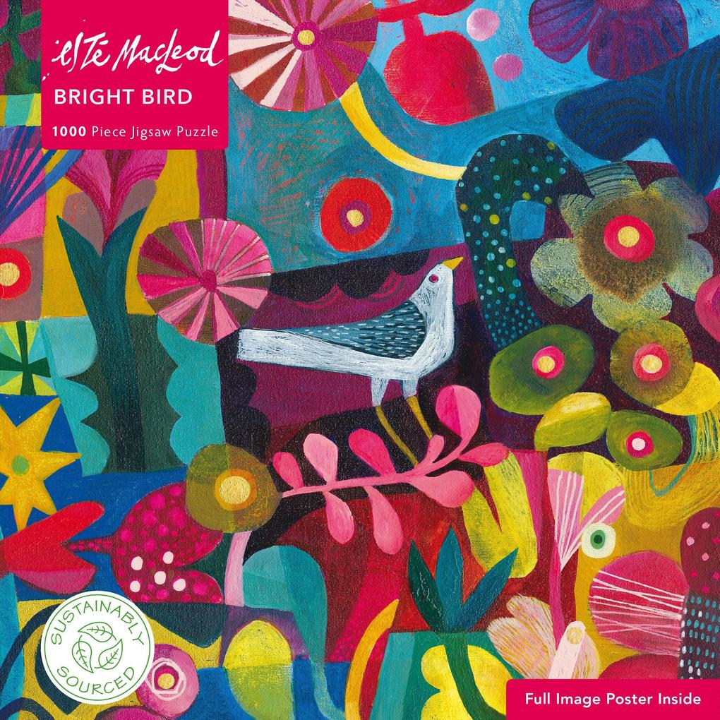 Adult Sustainable Jigsaw Puzzle Esté Macleod: Bright Bird