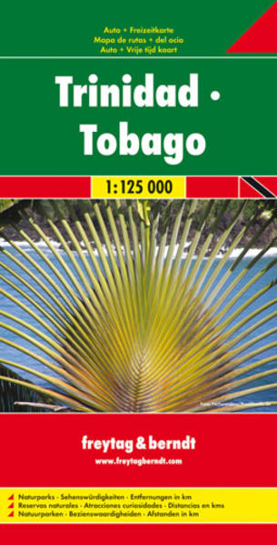 Freytag & Berndt Autokarte Trinidad Tobago. Trinite Tobago