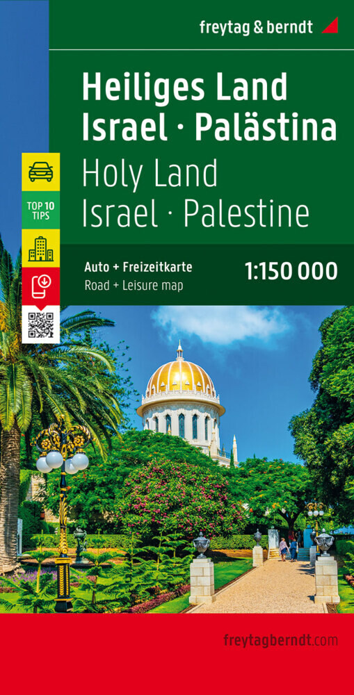 Heiliges Land - Israel - Palästina Top 10 Tips Autokarte 1:150.000