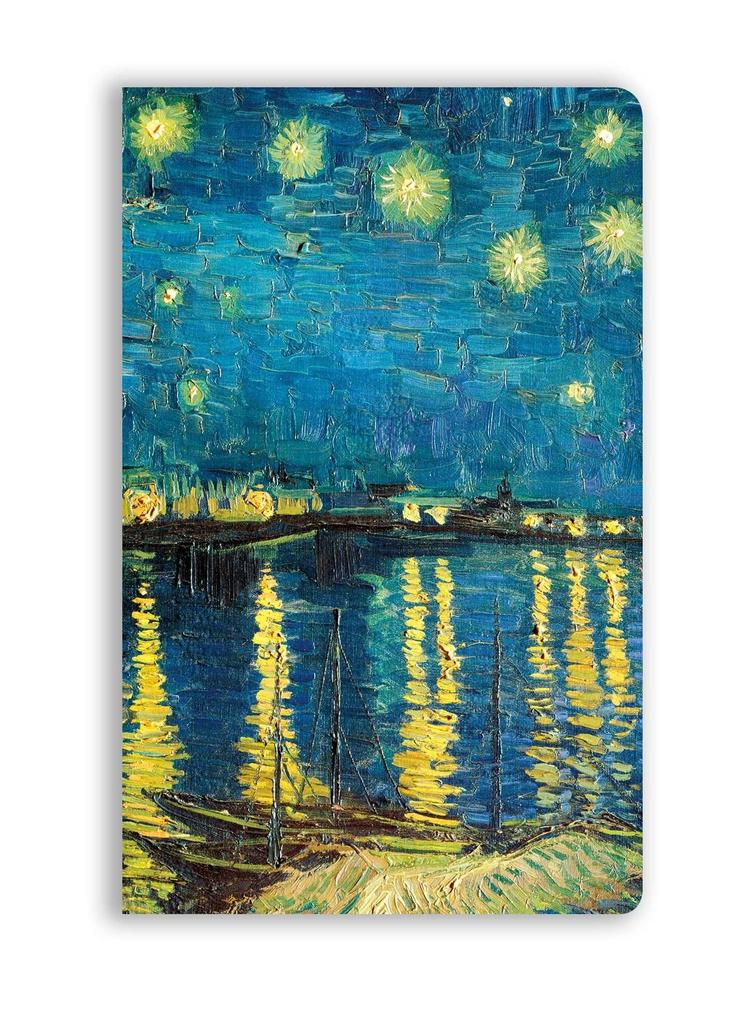 Vincent Van Gogh: Starry Night Over the Rhône (Soft Touch Journal)