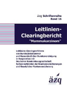 Leitlinien-Clearingbericht Mammakarzinom
