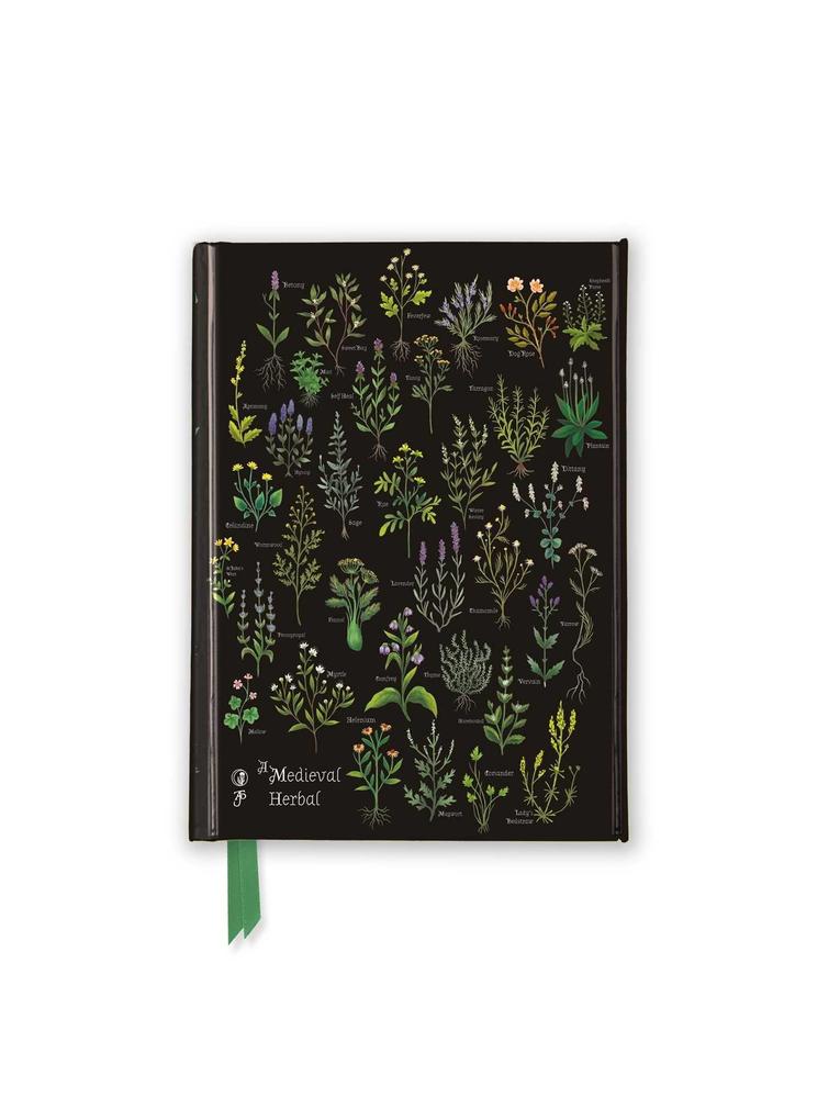 Anna Stead: A Medieval Herbal (Foiled Pocket Journal)