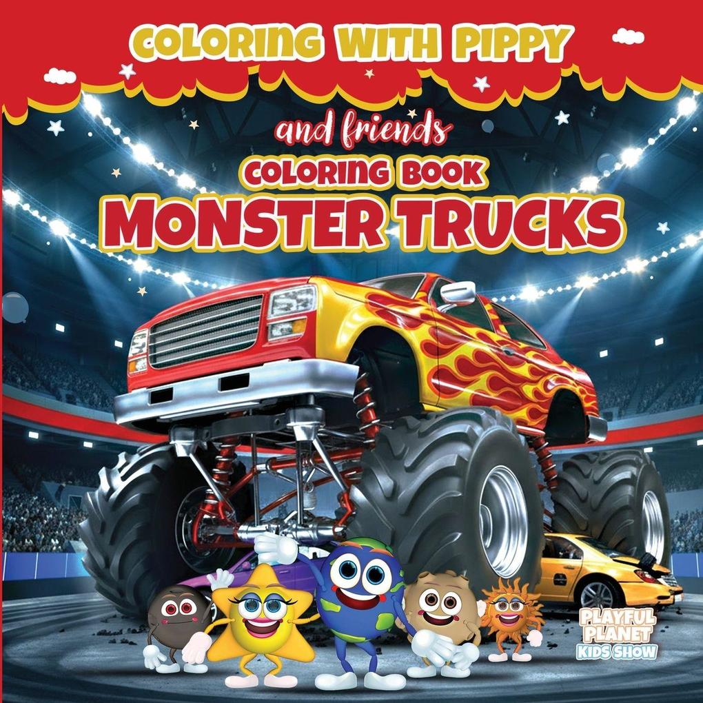 Monster Trucks Coloring Book