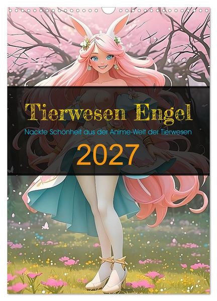 Tierwesen Engel (Wandkalender 2027 DIN A3 hoch) CALVENDO Monatskalender