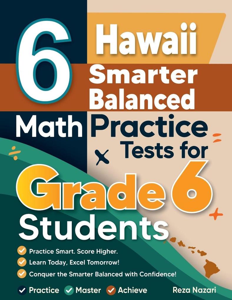 6 Hawaii Smarter Balanced Math Practice Tests for Grade 6 Students
