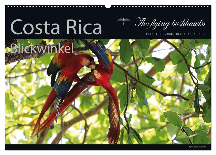 Costa Rica Blickwinkel 2027 (Wandkalender 2027 DIN A2 quer) CALVENDO Monatskalender
