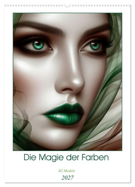 Die Magie der Farben (Wandkalender 2027 DIN A2 hoch) CALVENDO Monatskalender