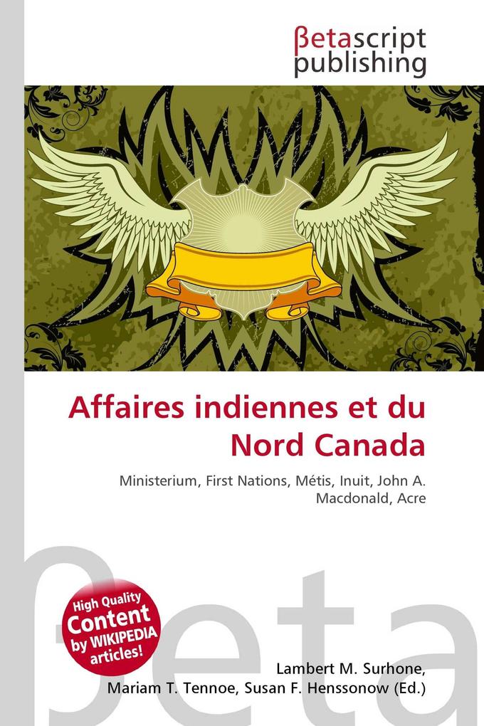 Affaires indiennes et du Nord Canada