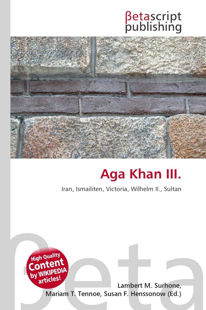 Aga Khan III.