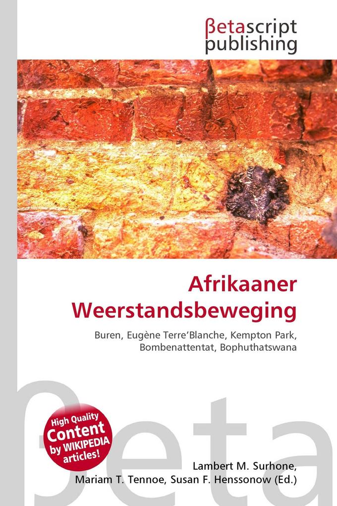 Afrikaaner Weerstandsbeweging