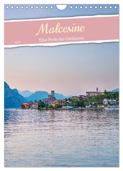 Malcesine - Eine Perle des Gardasees (Wandkalender 2027 DIN A4 hoch) CALVENDO Monatskalender