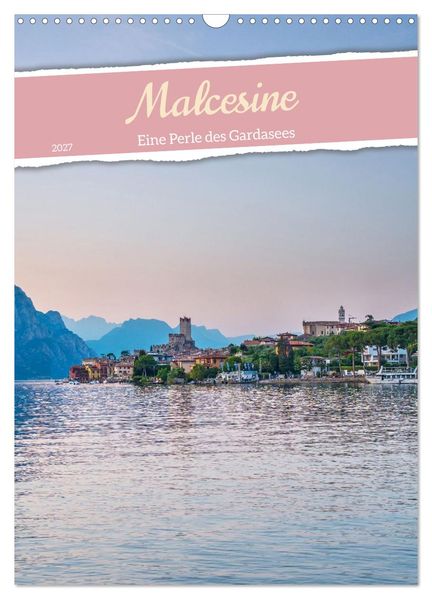 Malcesine - Eine Perle des Gardasees (Wandkalender 2027 DIN A3 hoch) CALVENDO Monatskalender