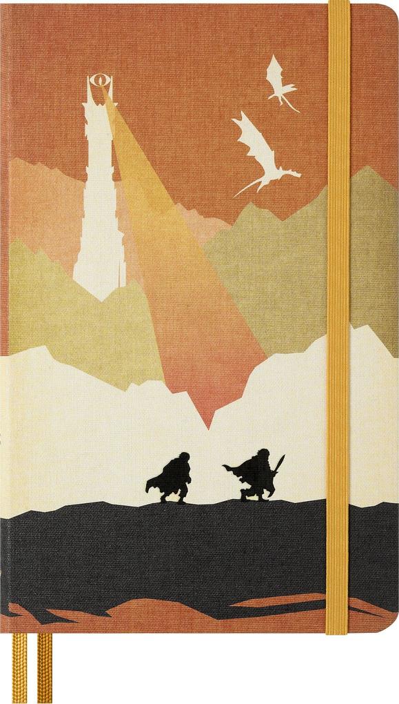 Moleskine Der Herr der Ringe Notizbuch Frodo Sam limitierte Ausgabe L/A5 blanko fester Einband