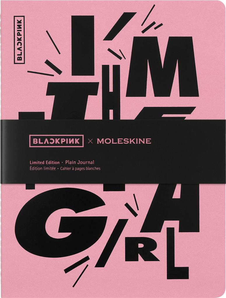 Moleskine X Blackpink Cahier XL blanko weicher Einband