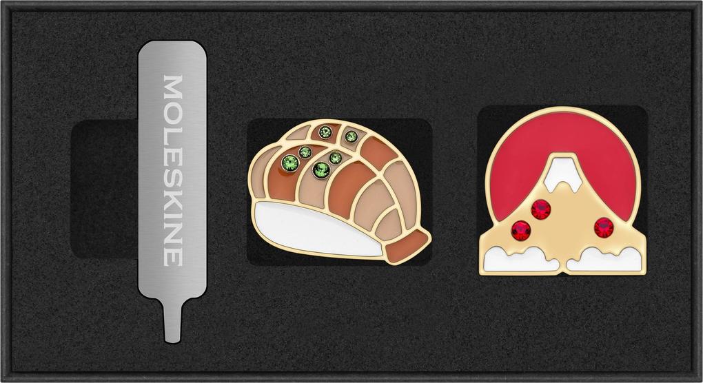 Moleskine Country Pins Japan (2er-Set) Nigir + Berg Fuji