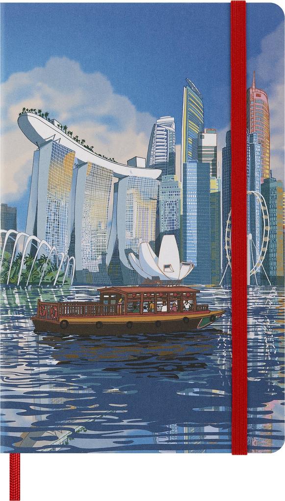 Moleskine I AM the city Singapur Notizbuch limitierte Ausgabe L/A5 liniert fester Einband