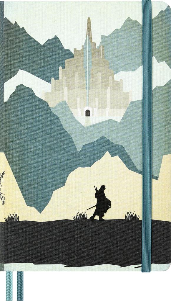 Moleskine Der Herr der Ringe Notizbuch Aragorn limitierte Ausgabe L/A5 liniert fester Einband