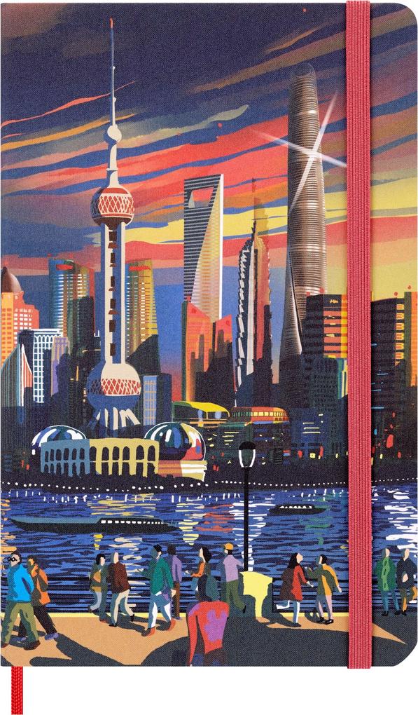 Moleskine I AM the city Shanghai Notizbuch limitierte Ausgabe L/A5 liniert fester Einband