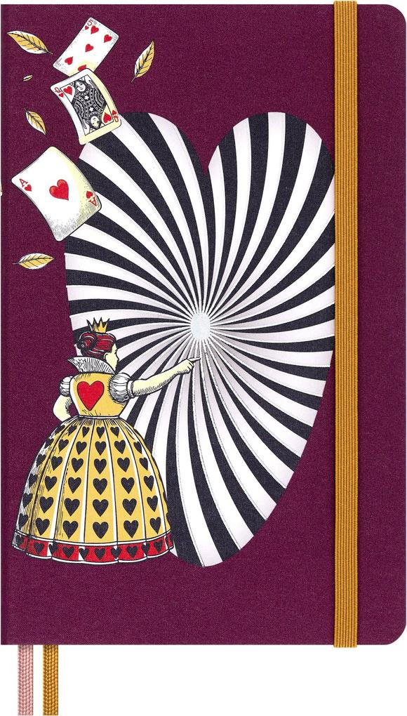 Moleskine Alice im Wunderland Notizbuch limitierte Ausgabe L/A5 blanko fester Einband