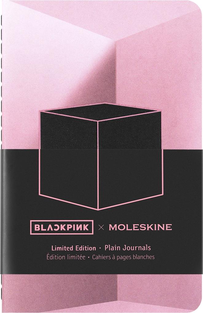 Moleskine X Blackpink Cahiers (4er-Set) P/A6 blanko dekoriert