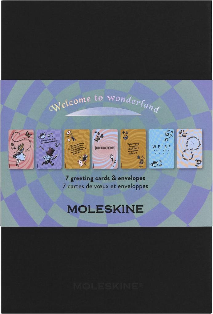 Moleskine Alice im Wunderland Postkarten (7 Stück)