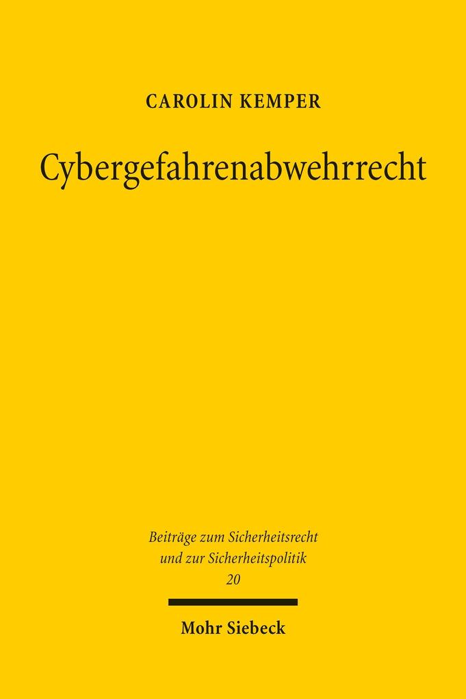 Cybergefahrenabwehrrecht