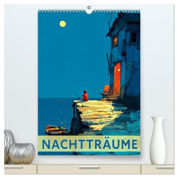 Nachtträume (hochwertiger Premium Wandkalender 2027 DIN A2 hoch) Kunstdruck in Hochglanz