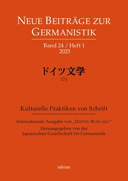 Neue Beiträge zur Germanistik Band 24 / Heft 1 / 2025