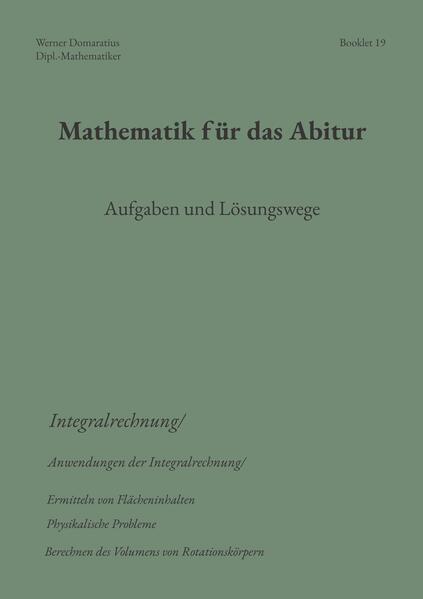 Mathematik für das Abitur