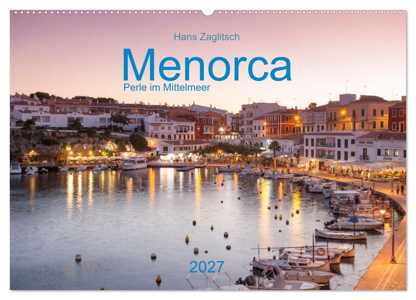 Menorca - Perle im MIttelmeer (Wandkalender 2027 DIN A2 quer) CALVENDO Monatskalender