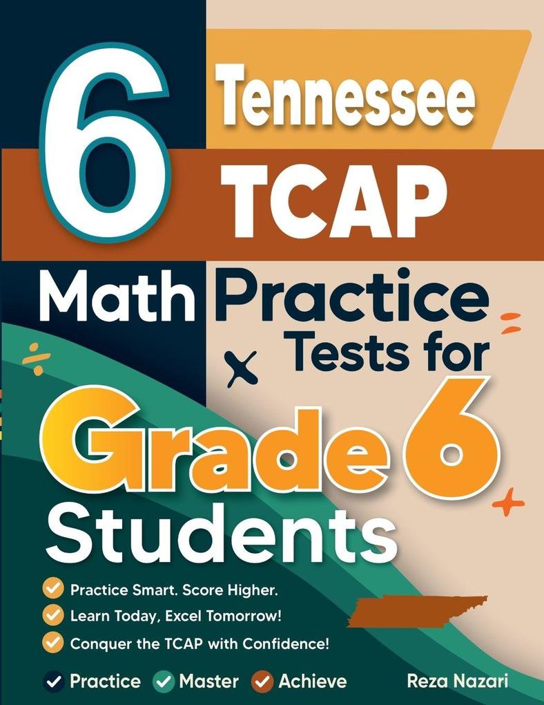 6 Tennessee TCAP Math Practice Tests for Grade 6 Students