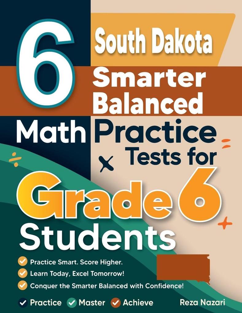 6 South Dakota Smarter Balanced Math Practice Tests for Grade 6 Students