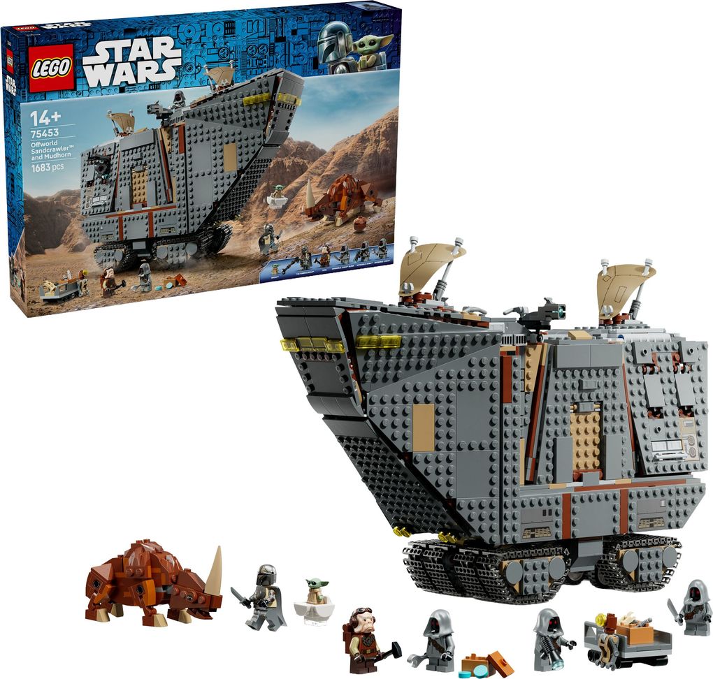 LEGO® Star Wars Offworld Sandcrawler and Mudhorn 75453