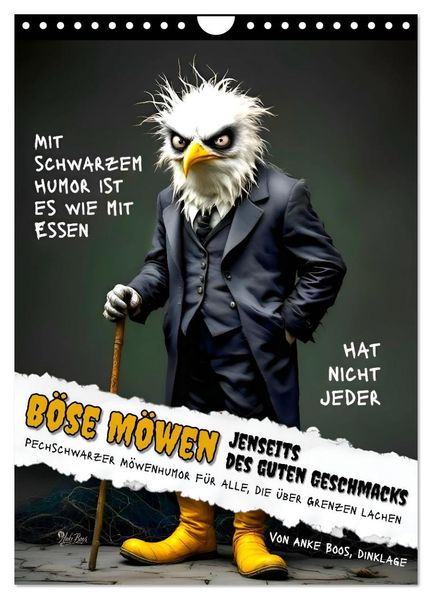 Böse Möwen - Jenseits des guten Geschmacks (Wandkalender 2027 DIN A4 hoch) CALVENDO Monatskalender
