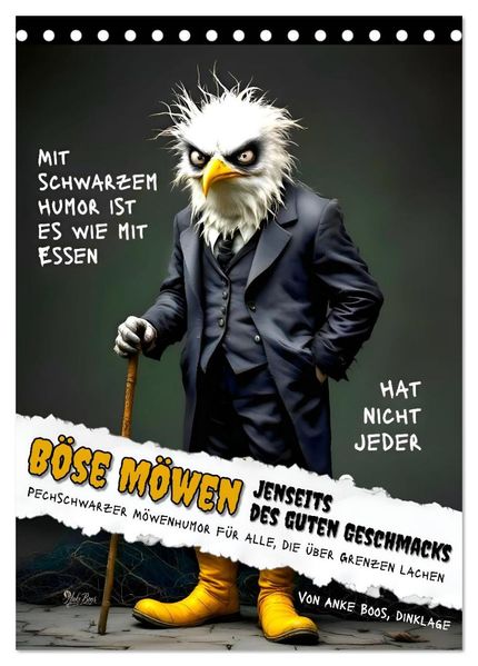 Böse Möwen - Jenseits des guten Geschmacks (Tischkalender 2027 DIN A5 hoch) CALVENDO Monatskalender