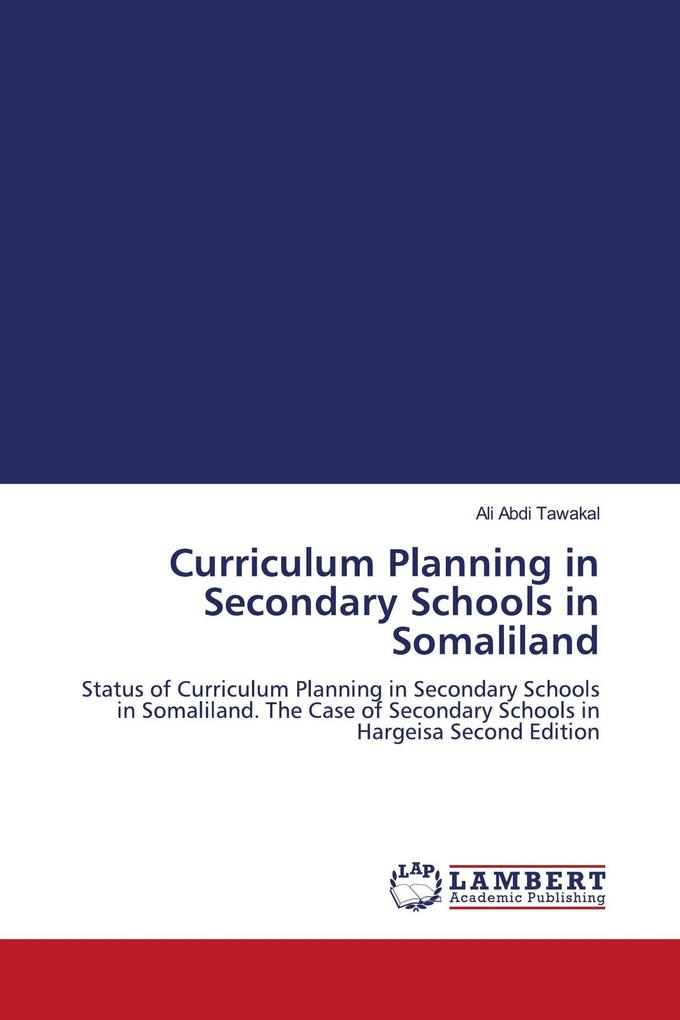 Curriculum Planning in Secondary Schools in Somaliland