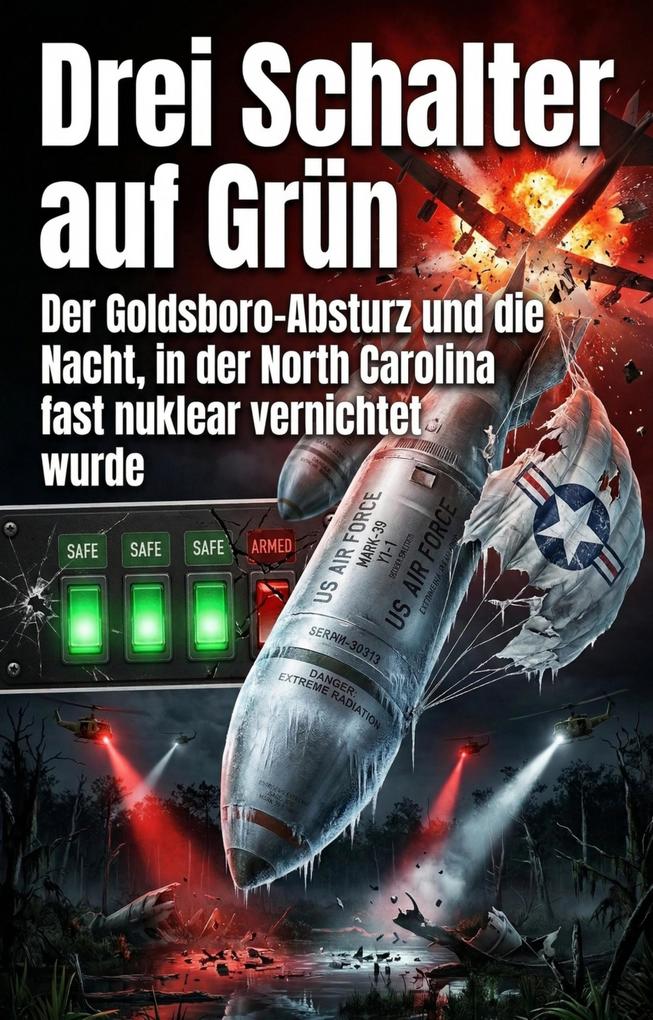 Drei Schalter auf Grün