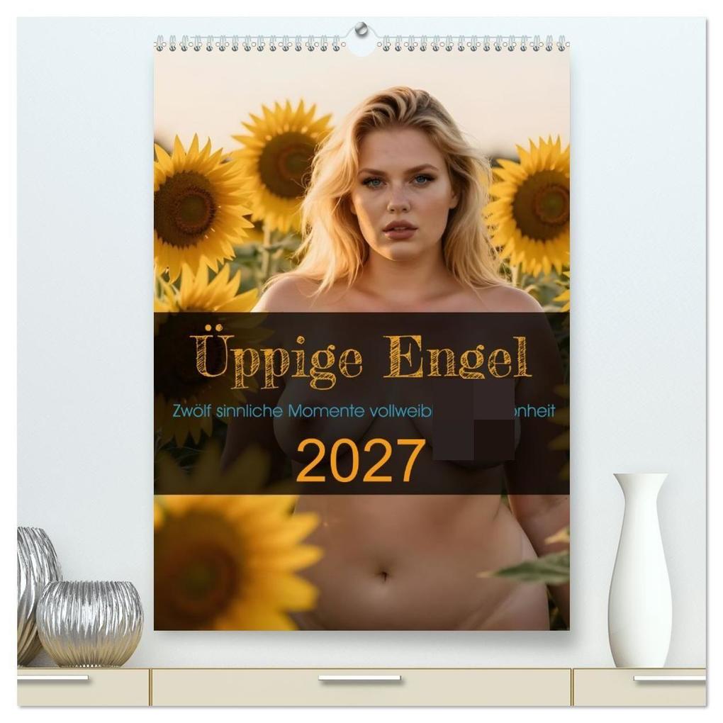 Üppige Engel (hochwertiger Premium Wandkalender 2027 DIN A2 hoch) Kunstdruck in Hochglanz