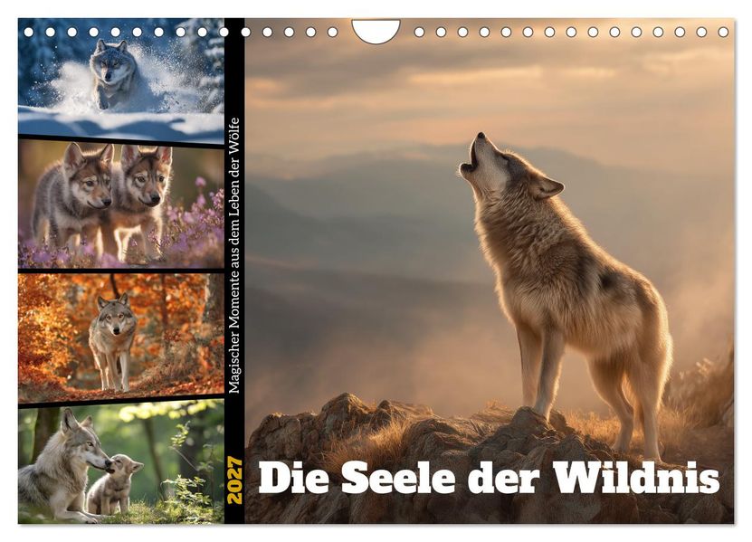 Die Seele der Wildnis (Wandkalender 2027 DIN A4 quer) CALVENDO Monatskalender