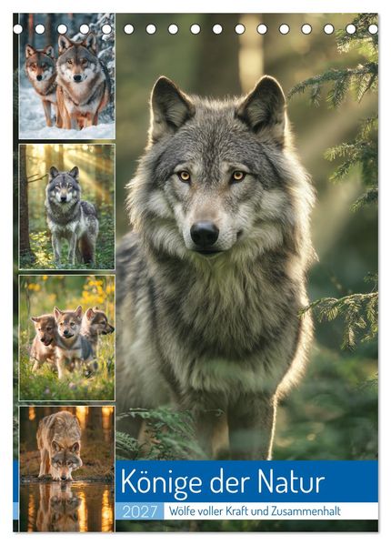 Könige der Natur (Tischkalender 2027 DIN A5 hoch) CALVENDO Monatskalender