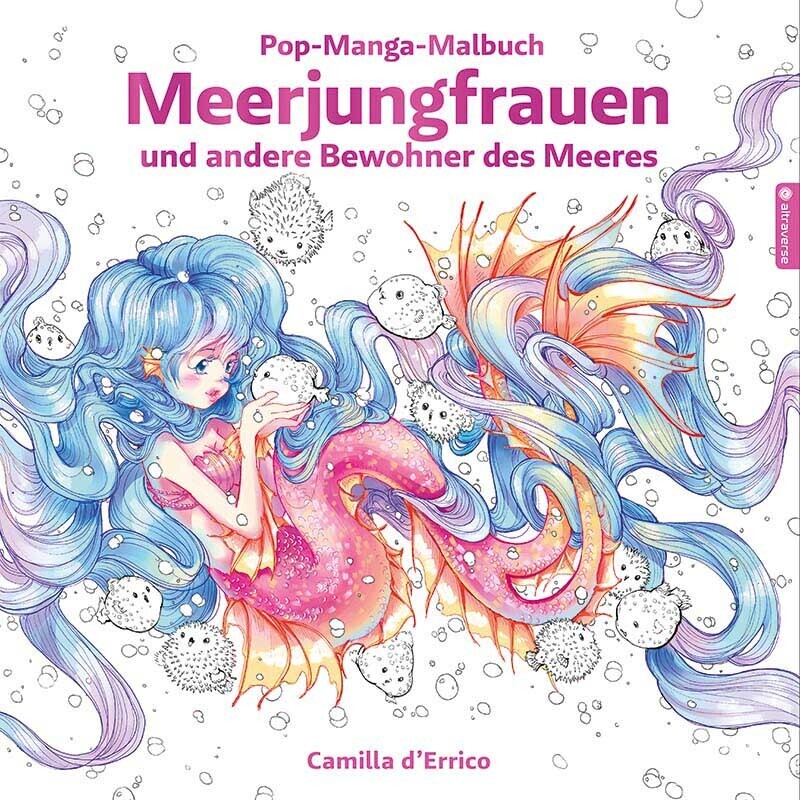 Pop-Manga-Malbuch: Meerjungfrauen und andere Bewohner des Meeres